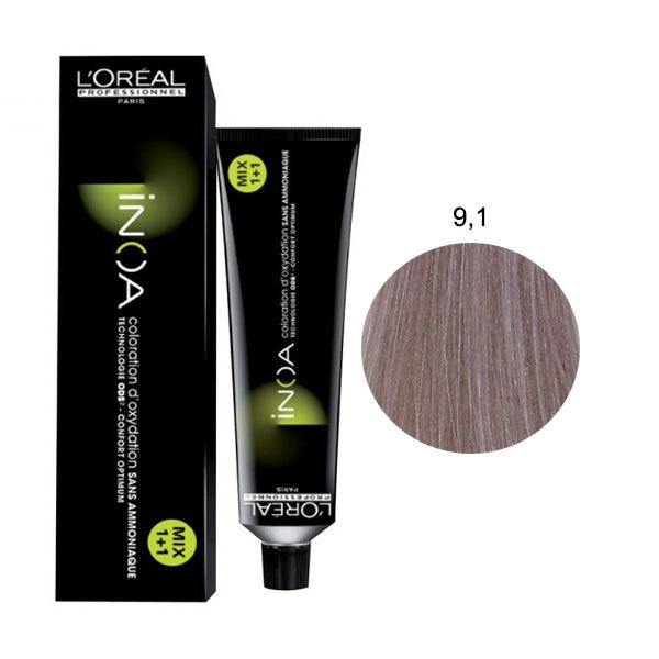 L'OREAL PROFESSIONNEL INOA BIONDO CHIARISSIMO CENERE 9,1