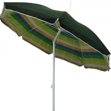 Ombrellone spiaggia Duplex palo colorato metallo 2 m diametro 8 stecche