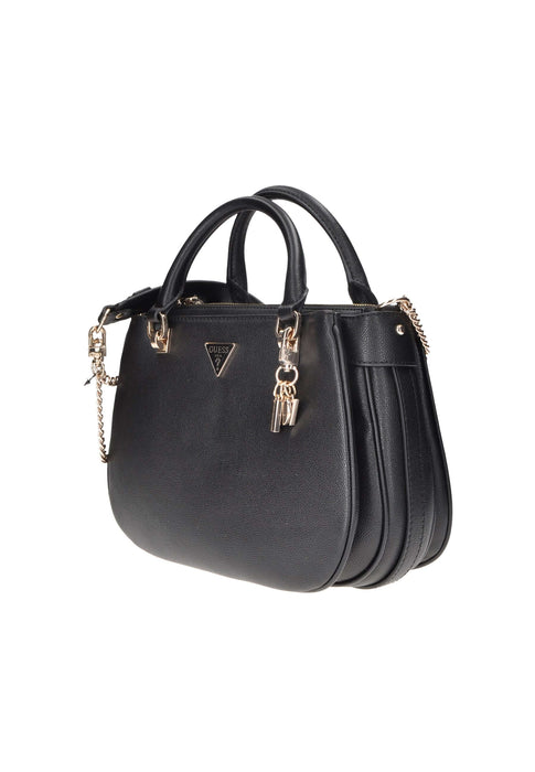 BG951909 Borsa A Mano Guess Ecopelle Fedora Chiusura Cerniera Due Tasche Laterali Abbinata Tracolla 28x21x11 Cm