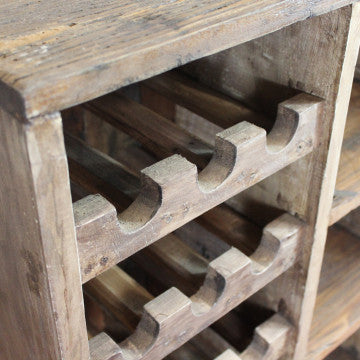 Cantinetta in legno riciclato marrone 60x30x90 cm con struttura robusta