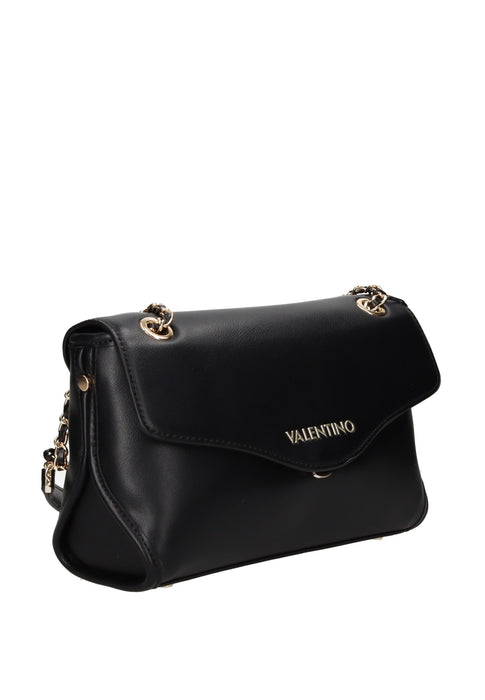 Borsa Spalla Nox Ecopelle Patta Cerniera Valentino Bags 27x17x9 Cm Design Contemporaneo Elegante