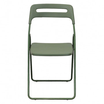 Sedia impilabile in polipropilene - 40x43x78 cm - Verde