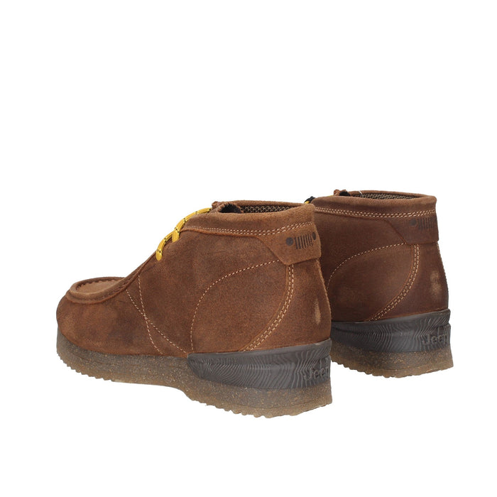 Polacchino Bantam Jeep JM32080A Nabuk Chiusura Con Lacci Sottopiede Imbottito In Pelle Fondo In Gomma