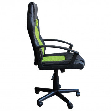 Poltrona gaming con struttura in poliuretano, dimensioni 61x65x104-113.5 cm
