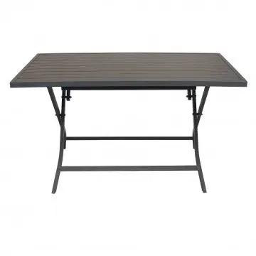 Table pliante en aluminium Alabama 70 X 130