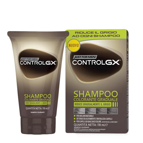 JUST FOR MEN CONTROL GXSTD SHAMPOO COLORANTE GRADUALE 118 ML