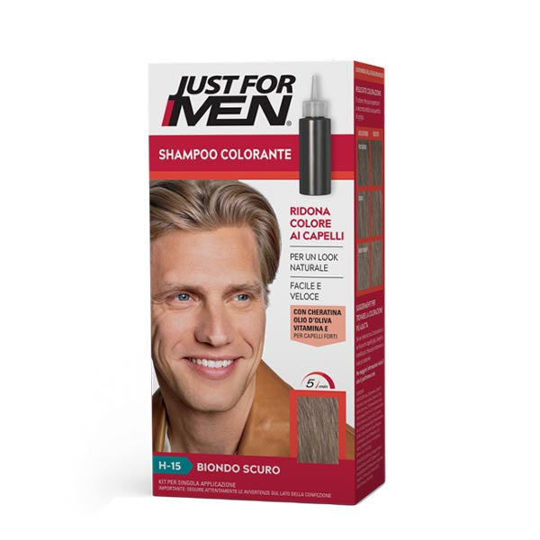 JUST FOR MEN SHAMPOO COLORANTE BIONDO SCURO