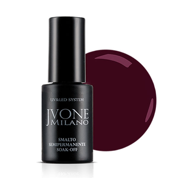 JVONE MILANO SOAK OFF SEMIPERMANENTE BORDEAUX SCURO 3040