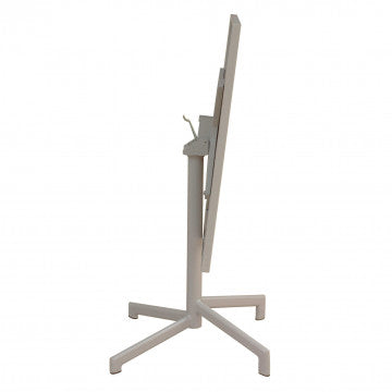 Tavolo quadrato 70x70 cm in acciaio con tubi strutturali e trattamento antiruggine
