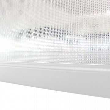 Laterale manuale pergola bioclimatica PVC antracite bianco 270x238 cm