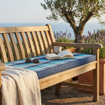Cuscino sfoderabile idrorepellente in poliestere 150x45x4 cm