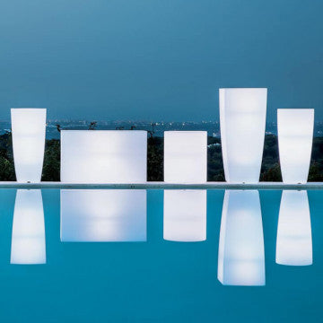 Vaso luminoso delphinus 50 h con led multicolor e batteria solare