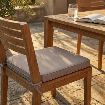 Cuscino seduta sfoderabile idrorepellente poliestere 50x45 cm