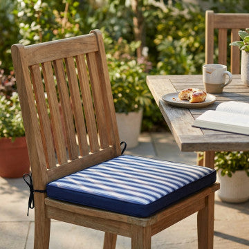 Cuscino seduta sfoderabile in poliestere idrorepellente 50x45 cm