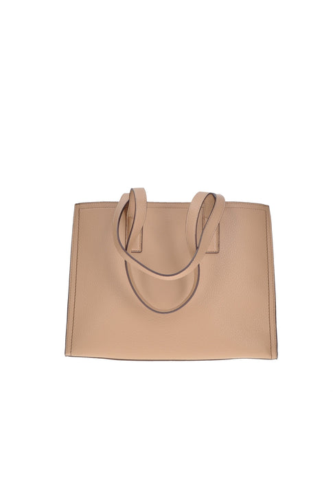 Valentino Bags Shopping Samantha In Ecopelle Con Chiusura Cerniera E Bottone A Calamita Con Due Tracolle 33x25x13 Cm