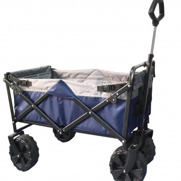 Carrello struttura acciaio tessuto oxford 600D grigio portata 80 kg
