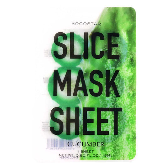 Maschera tessuto idratante con estratto di cetriolo, confezione verde e bianca, facile da usare, 15 ml, SKU: KSC12