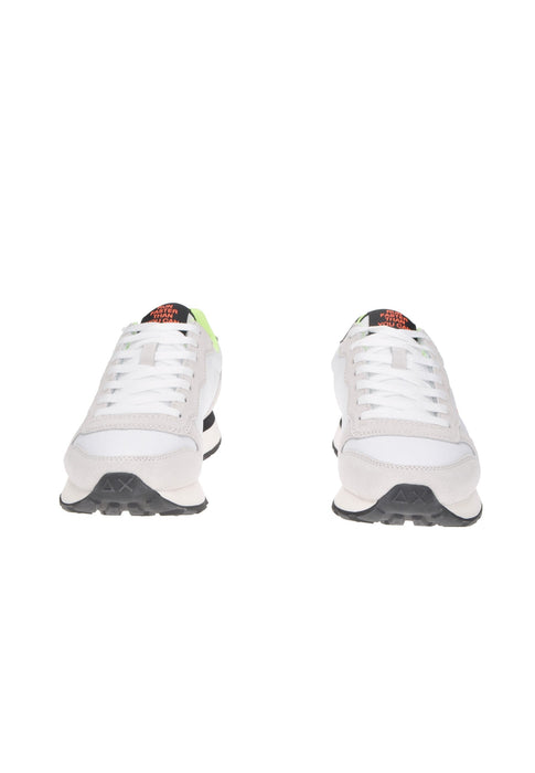 Sun68 Tom Fluo Sneakers in Camoscio con Lacci Sottopiede Imbottito in Tessuto Fondo in Gomma Z45102