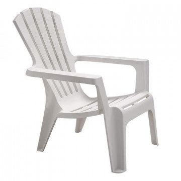 Poltrona resort impilabile in polipropilene, dimensioni 73x80x88 cm