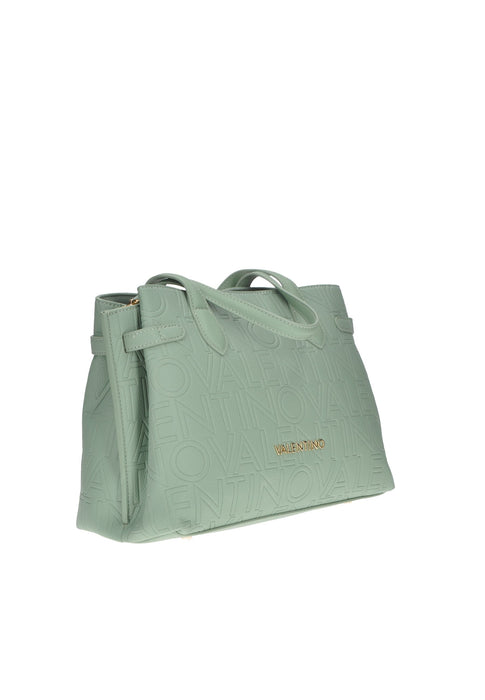 Borsa A Mano Pansy In Ecopelle Valentino Bags Con Chiusura Magnetica E Cerniera Due Tracolle 33x25x15 Cm