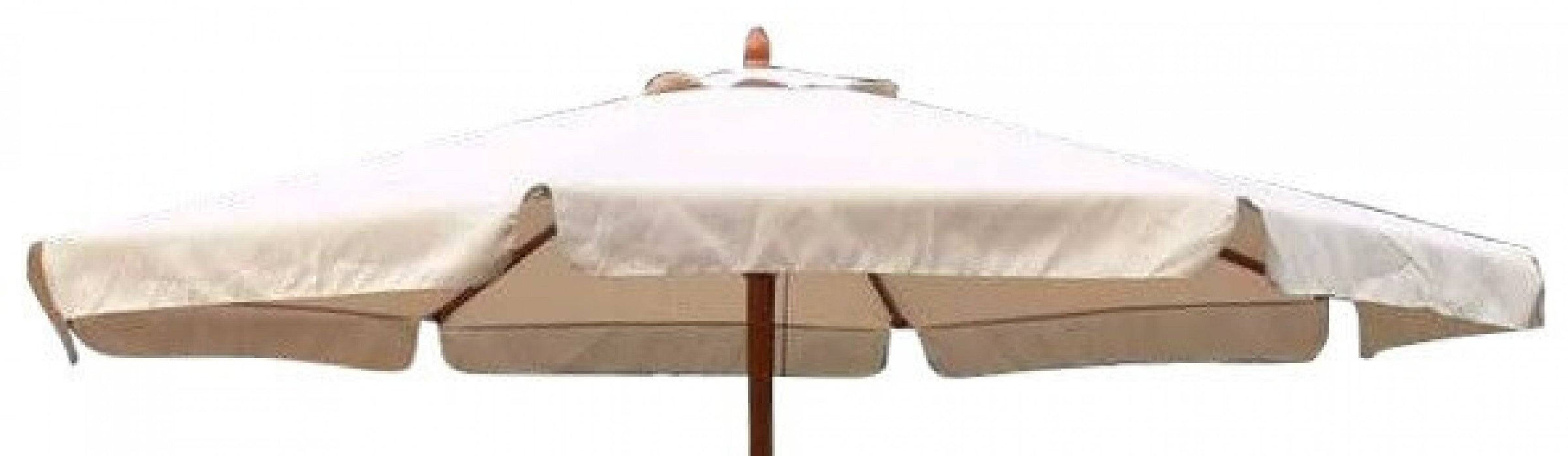 Telo Venere Poliestere Beige con Palo Centrale Ø 3 m