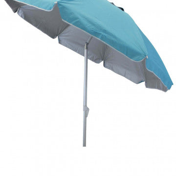 Ombrellone spiaggia diametro 2 metri palo alluminio anodizzato 32 mm