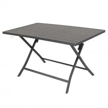 Table pliante en aluminium Alabama 70 X 130