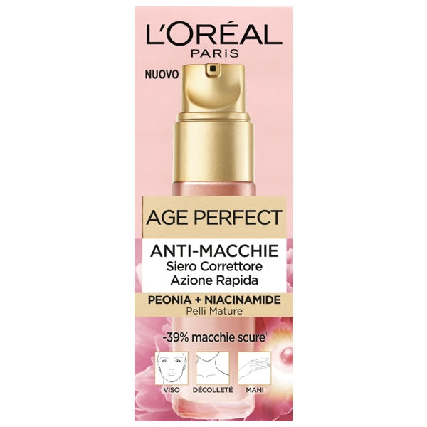 L'OREAL AGE PERFECT SIERO CORRETTORE ANTI-MACCHIE 30 ML