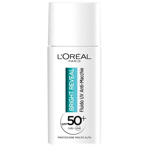 L'OREAL BRIGHT REVEAL FLUIDO UV ANTI MACCHIE SPF 50+ 50 ML