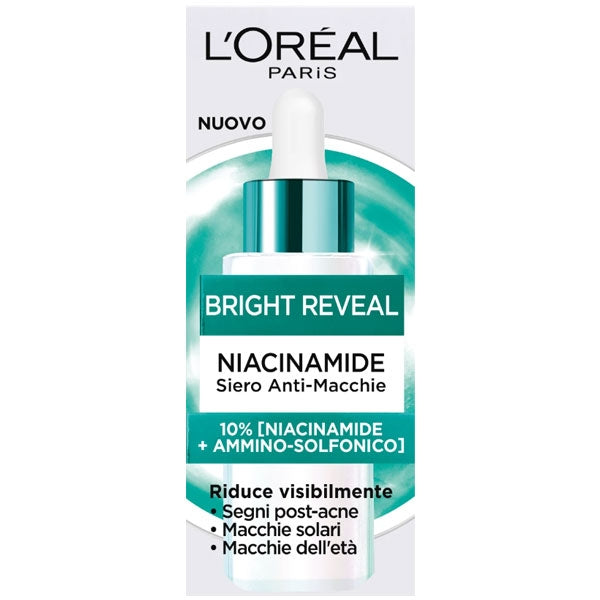 L'OREAL BRIGHT REVEAL NIACINAMIDE SIERO ANTI MACCHIE 30 ML