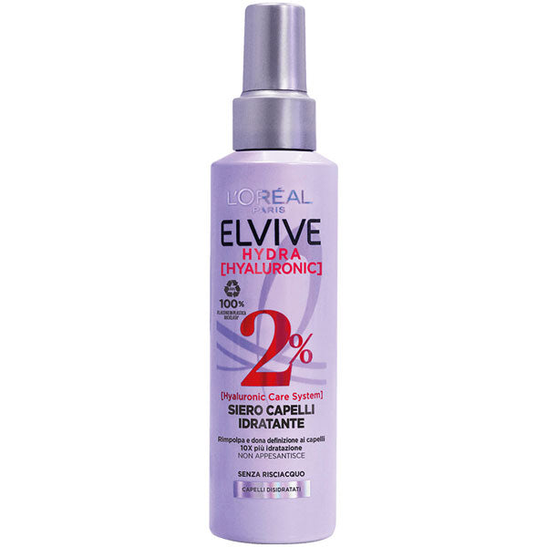 L'OREAL ELVIVE HYDRA HYALURONIC SIERO CAPELLI IDRATANTE 150 ML