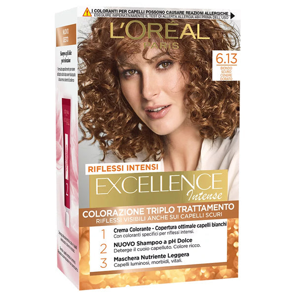 L'OREAL EXCELLENCE BIONDO SCURO CENERE DORATO 6.13