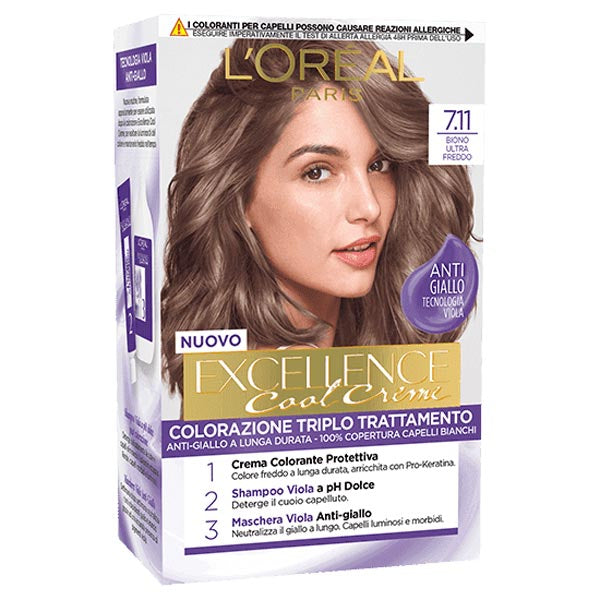 L'OREAL EXCELLENCE BIONDO ULTRA FREDDO 7.11