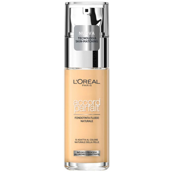 L'OREAL FONDOTINTA ACCORD PARFAIT FLUIDO 1.N