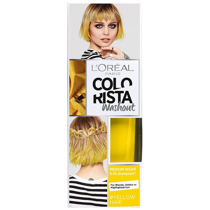 L'OREAL HAIR COLORIST COLORISTA WASHOUT YELLOW HAIR 80 ML