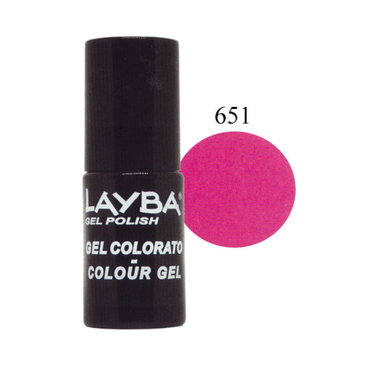 LAYLA LAYBA SMALTO SEMIPERMANENTE GEL POLISH PINK VOLTAGE 651