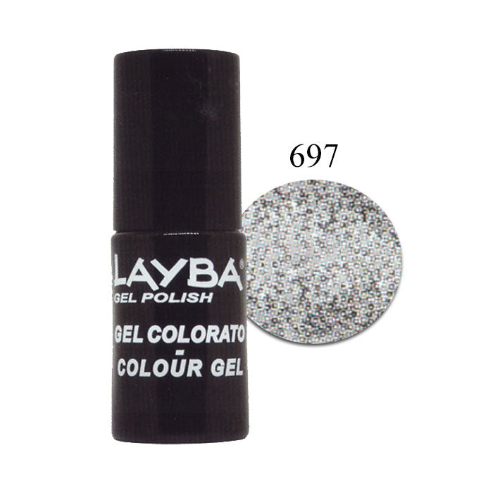 LAYLA LAYBA SMALTO SEMIPERMANENTE GEL POLISH POLAR HOLO 697