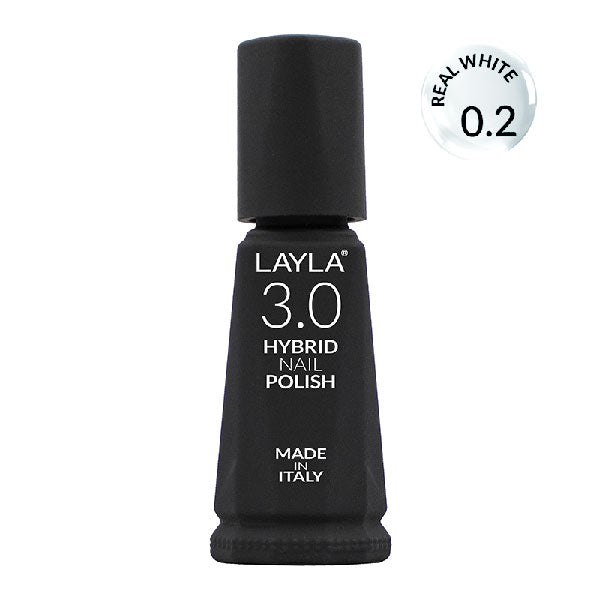 LAYLA 3.0 HYBRID NAIL POLISH REAL WHITE 0.2