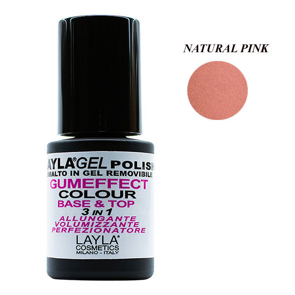 LAYLA SMALTO GEL POLISHGUMEFFECT 3 IN 1 NATURAL PINK 03