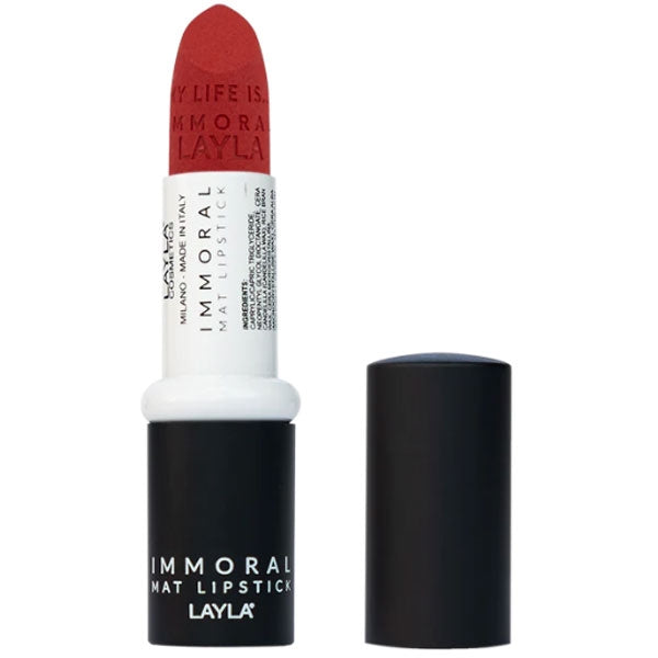 LAYLA IMMORAL MAT LIPSTICK ROSSETTO CARNAL RED M11