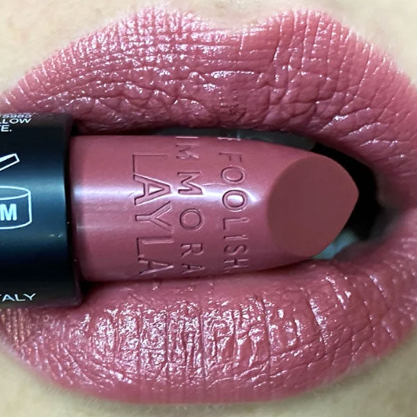 LAYLA IMMORAL SHINE LIPSTICK ROSSETTO POOL NIGHT 07