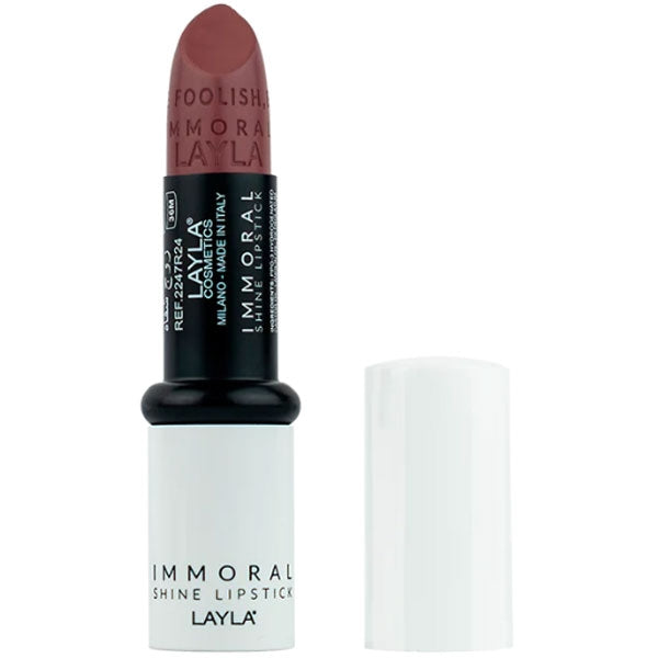 LAYLA IMMORAL SHINE LIPSTICK ROSSETTO POOL NIGHT 07