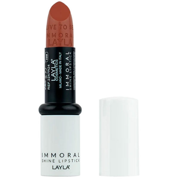 LAYLA IMMORAL SHINE LIPSTICK ROSSETTO DIRTY PEACH 22