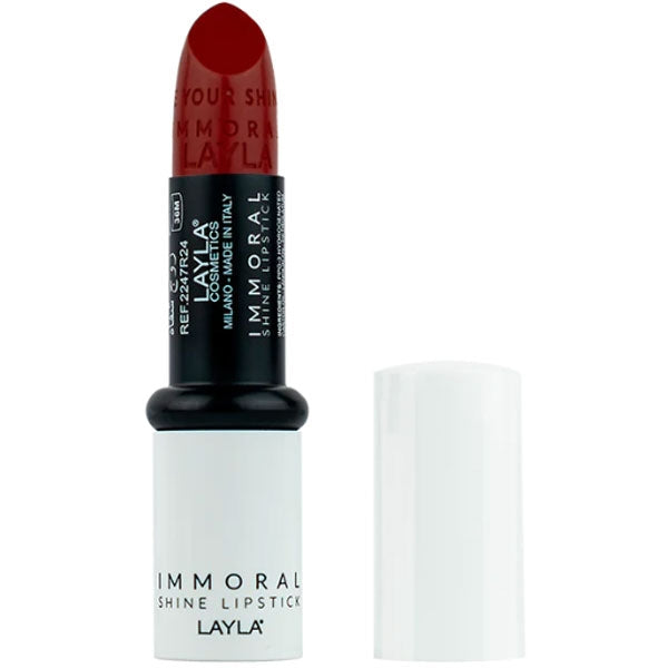 LAYLA IMMORAL SHINE LIPSTICK ROSSETTO DAMAGE ME 28