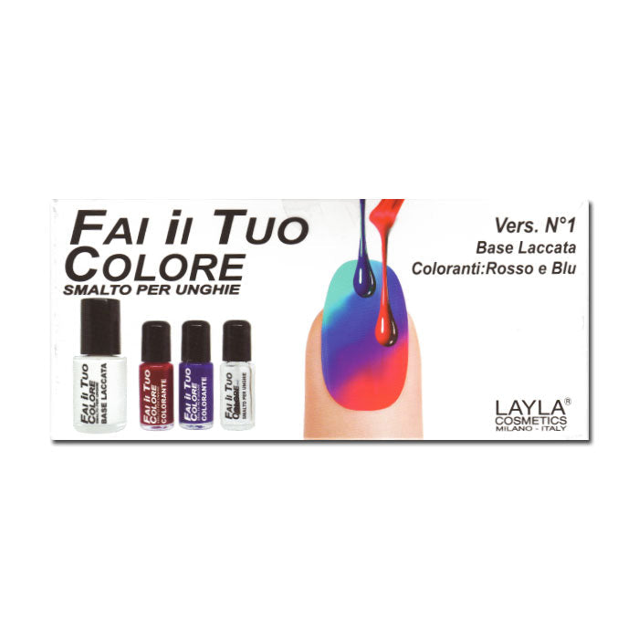 LAYLA KIT SMALTO FAI ILTUO COLORE VERSIONE N.1