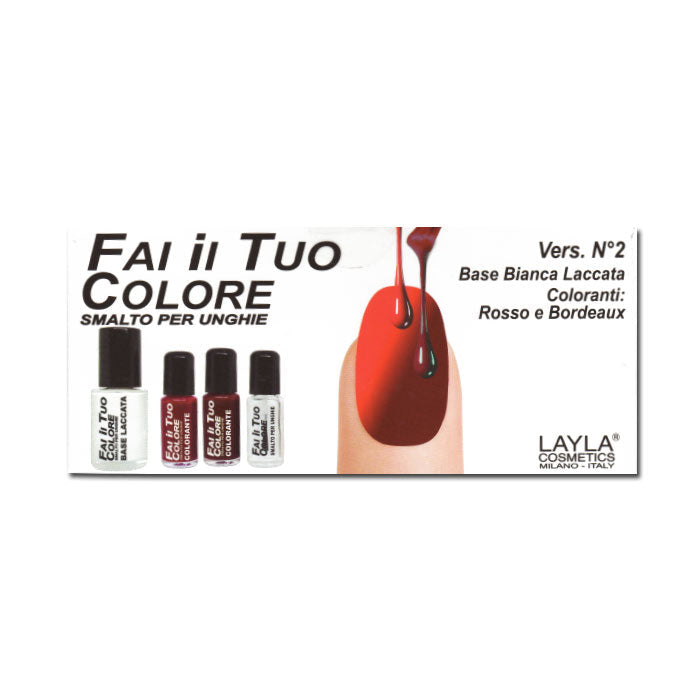 LAYLA KIT SMALTO FAI ILTUO COLORE VERSIONE N.2