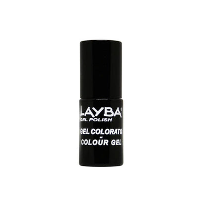 Contenitore di gel colorato semipermanente Layla LAYBA, finish lucido, inodore, con adesione forte, colore rosa chiaro, SKU: 1100R25-710