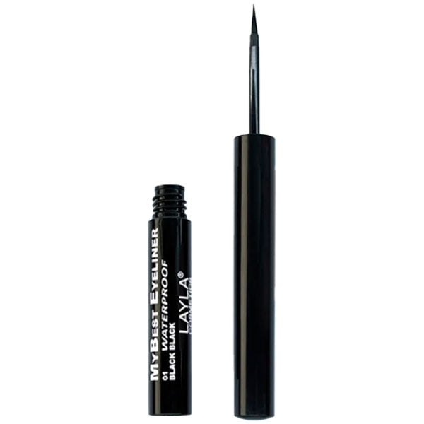 LAYLA MY BEST EYELINER MATITA EYELINER WATERPROOF PEARLY BLACK 2