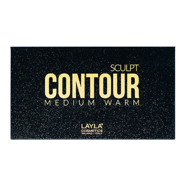 LAYLA SCULPT CONTOUR MEDIUM WARM PALETTE