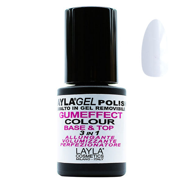 LAYLA SMALTO GEL POLISHGUMEFFECT 3 IN 1 MERINGA 23